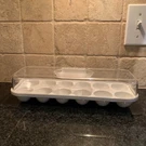 7007506 12 Egg Container White With Clear Cover For Fridge Tray. Fixed Price $84.88.