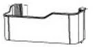 Dometic 3850973045 Door Bin; Replacement For Refrigerators;. Fixed Price $48.87.