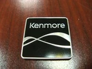 Lg Kenmore Black Refrigerator Badge Nameplate Decal, Oem, 1.5 Square, New. Fixed Price $5.99.