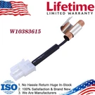 Thermistor With Clip Fits For Whirlpool Amana Refrigerator WPW10383615. Fixed Price $9.99.