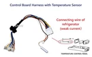 Magic Chef Avanti Refrigerator Wire Harness With Temperature Sensor 2500200024. Fixed Price $19.00.