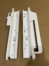 Oem Lg Refrigerator Upper Lh & Rh Set Freezer Drawer Support Rails MEG618455. Fixed Price $34.99.