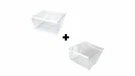 Middle + Bottom Crisper Pan Compatible With Whirlpool 2188656 2188664. Fixed Price $68.98.