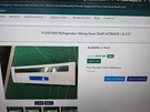 Viking Refrigerator Door Shelf Bin 14 1/2" P# V12055401. Fixed Price $135.00.