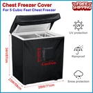 Black Chest Freezer Cover, Luxiv Waterproof Covers Compact For 5 Cubic. Fixed Price $30.55.