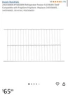 Frigidaire Kenmore Refrigerator Freezer Wire Shelf 240358008 AP5803890 Lot Of. Fixed Price $199.99.