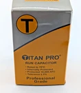 Titan Pro 45/5 Mfd 370/440V Dual Rated Motor Run Capacitor (TRCFD455). Fixed Price $22.49.