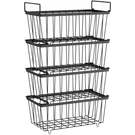 Ispecle Organizer Bins Fits 7 Cu.ft Chest Freezer, 4 Pack Stackable .... Fixed Price $36.73.