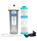 Rv Water Filter System With Activated Carbon 2.5X10" 1/2" Npt Ports. Fixed Price $60.00.