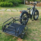 Bike Cargo Trailer Foldable Bicycle Cart Wagon W/ Hitch. Fixed Price $279.00.