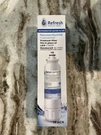 Refresh Refrigerator Water Replacement Filter R-9490 New! Still In Plastic!. Fixed Price $12.00.