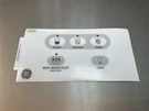 Refrigerator Dispenser White Overlay Only, For WR55X10520/ WR55X10521, New. Fixed Price $26.99.
