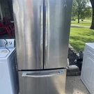 Refrigerator GWE19JSLAFSS Stainless Handle Set WR12X25069 With Screws. Fixed Price $80.00.