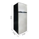 New Frigidaire 7.5 Cu Ft Top Mount Refrigerator, Stainless Steel, Compact. Fixed Price $160.00.