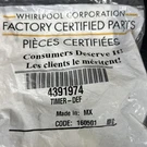 Whirlpool 4391974 Refrigerator Defrost Timer (G1G). Fixed Price $14.00.