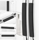 Refrigerator Door Handle Covers, Set Of 6, Trimmable, Washable, Black, 6PCS. Fixed Price $14.64.