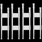 4 Pcs Double Rv Refrigerator Bar Adjustable Spring Tension Fridge Rod Frid.... Fixed Price $30.01.
