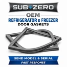 Sub-zero Genuine Door Gasket Refrigerator / Freezer Drawer Oem Factory Seal. Fixed Price $189.99.