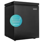 Chest Freezer 1.8 Cu.ft Adjustable Thermostat Removable Basket Black Euhomy Deep. Fixed Price $259.99.