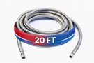 Refrigerator Icemaker Hose (20 Ft) - Universal Fit Foot, Stainless Steel. Fixed Price $31.92.