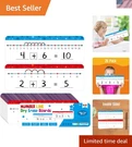 26 Packs Number Line Dry Erase Boards Cards, Double Sided Writable And Erasab.... Fixed Price $20.76.