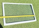 Refrigerator Glass Shelf P# 245D1198P001 WR71X21218 From Model GTE18GTHLRWW. Fixed Price $39.00.