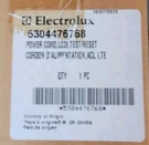 Genuine Electrolux Power Cord 5304476768. Fixed Price $29.99.