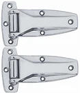 Chrome Smoker Hinge Walk Refrigerator Cooler Bbq Pit Flush Trailer Parts B.... Fixed Price $56.37.