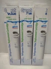 Great Value Refrigerator Filter Replacement Cartridge Lot Of 3 Gswf SGF-G22. Fixed Price $31.99.
