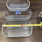 Lot Of #240323000 2403564 Frigidaire Refrigerator Door Shelf Bin Clear. Jm. Fixed Price $25.00.