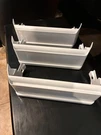 Whirlpool Refrigerator Freezer Door Rails Lot Of 3 #5448. Fixed Price $12.50.