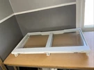 Genuine Oem Profile Refrigerator Crisper Drawer Glass Cover Shelf (complete). Fixed Price $149.50.
