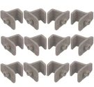 Shelf Clips Replacement 12 Pcs Gray Plastic Turbo Air Freezer Refrigerator Part. Fixed Price $27.05.