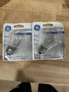 2 Pk Ge 40-WATT A-15 Appliance Light Bulbs With Medium Base 415 Lumens. Fixed Price $9.99.