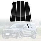 Lanzmyan 6PCS B+c Pillar Post Window Cover Trim Kit Compatible Glossy Black. Fixed Price $19.12.