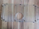 Serene Valley Stainless Sink Grid With Rear Drain, Corner Radius 1.5" NDG2513R. Fixed Price $16.99.