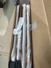 Cafe Refrigerator French Door Handle 4-PIECE Kit Brushed Stainless CXQB4H4PNSS. Fixed Price $250.00.