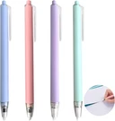 4 Pcs Morandi Retractable Paper Cutter Pen, Craft Art Multicolor. Fixed Price $14.07.