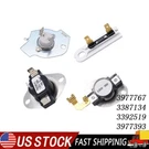 3387134 Dryer Thermostat 3977393,3392519,3977767 Thermal Fuse Kit For Whirlpool. Fixed Price $8.89.