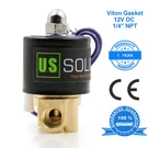 U.s. Solid Electric Solenoid Valve 1/4 Inch Brass 12V Dc. Fixed Price $20.19.