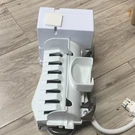 White Plastic Ice Maker WR30X39266 For Refrigerator Assembly. Fixed Price $40.00.