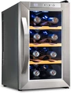 8 Bottle Thermoelectric Wine Cooler/chiller - Stainless Steel Counter Top Red. Fixed Price $358.99.
