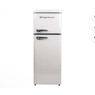 Frigidaire 7.5 Cu Ft Retro Apt Fridge, Top Freezer, Cream EFR756. Fixed Price $420.00.