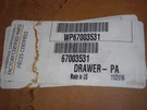 New Oem Maytag Refrigerator Drawer Part # 67003531. Fixed Price $60.00.