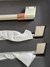 Cafe Stainless Steel Refrigerator Handle Set (model CXQB4H4PNSS) New. Fixed Price $170.00.