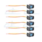 6PC OBD2 Fuel Injector Connector Plug For 2013 2014 2015 Acura Ilx (smp 36258ZK). Fixed Price $10.79.