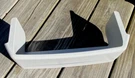 Vintage Refrigerator Door Bin Shelf White W/blue Stripe Part # 197D2821. Fixed Price $18.99.