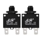 2PCS Thermal Overload Protector Ac 125/250V 20A Push Button Reset Breaker Knob. Fixed Price $14.68.