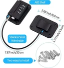 Jetec Refrigerator Lock 4 Number Coded Freezer, Cabinet. Fixed Price $6.89.