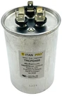 Packard Titan Pro Run Capacitor, Round, 45+5 Mfd, 440-370V, TRCFD455. Fixed Price $18.35.